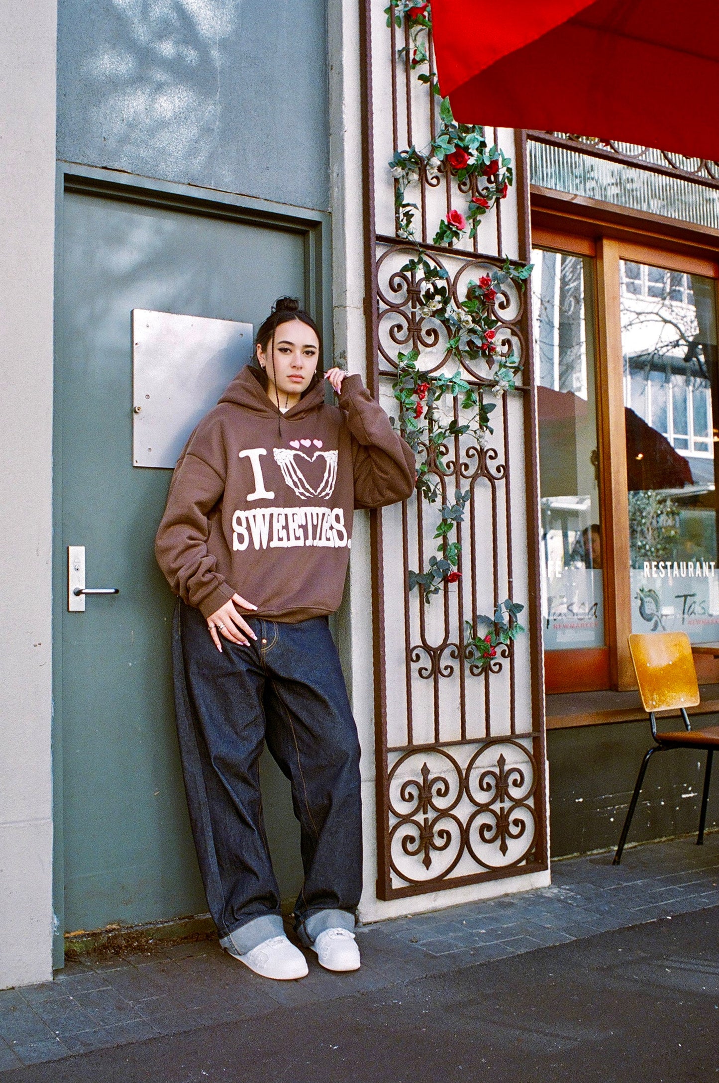 'TILL DEATH' Hoodie Brown