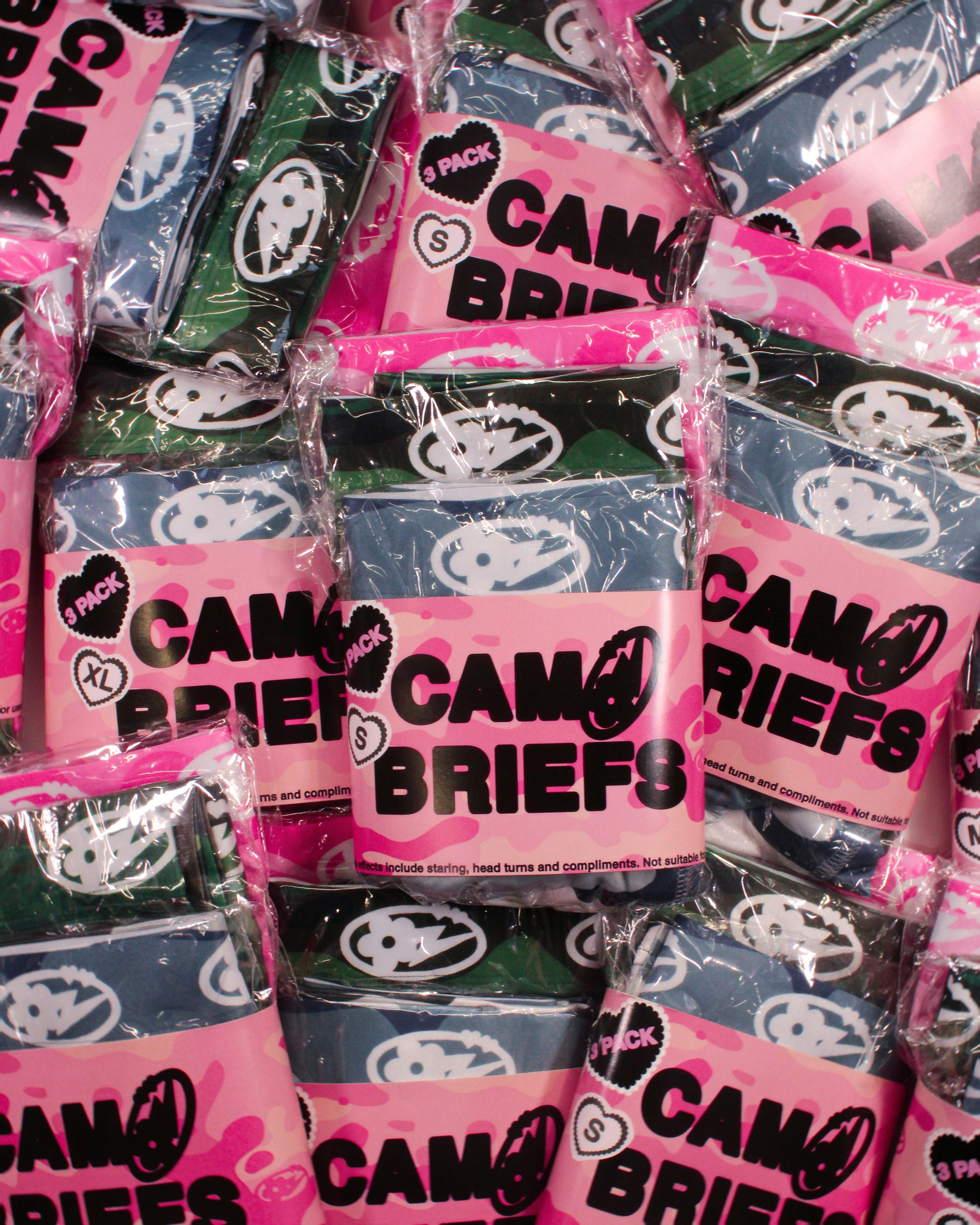 '  3Pack Camo Briefs