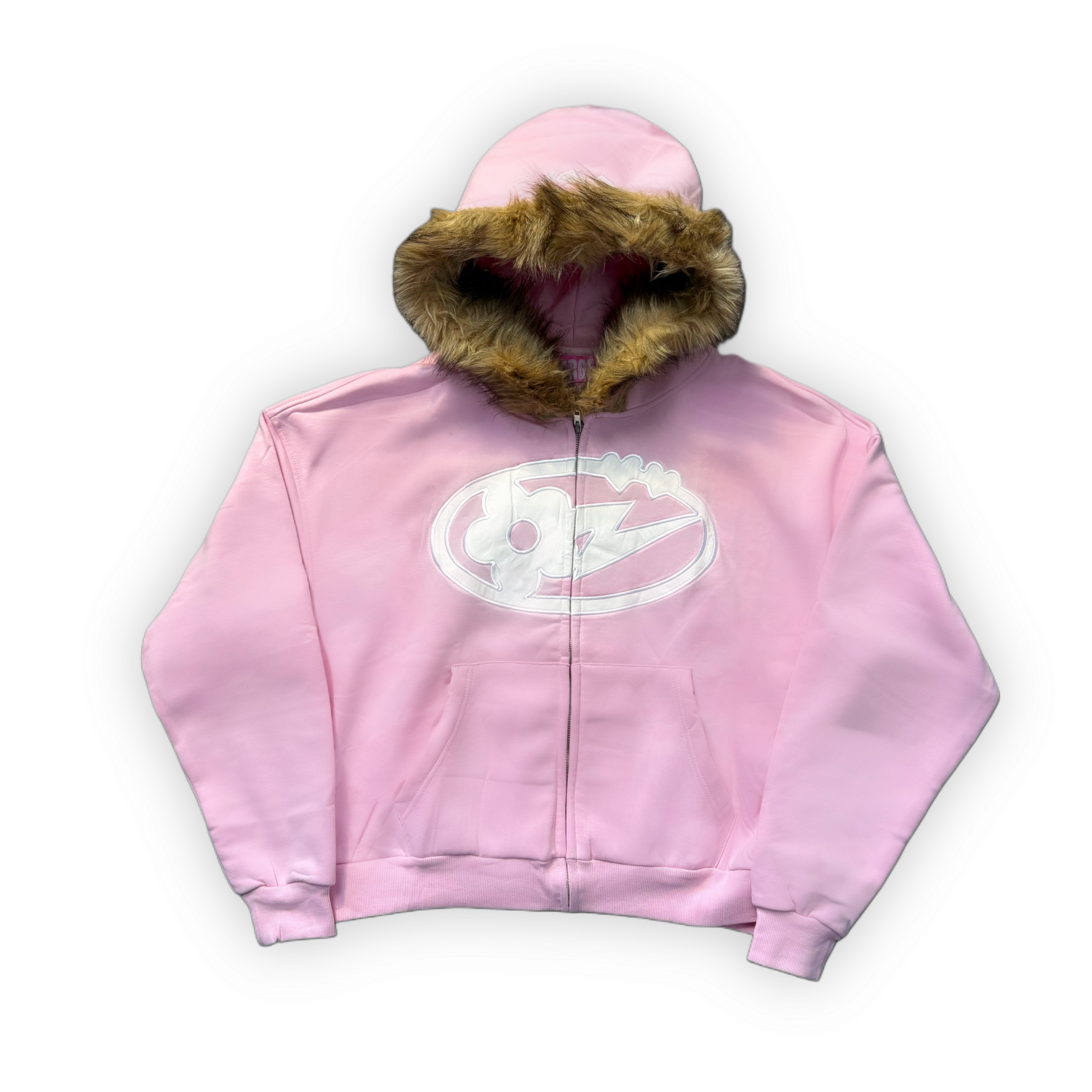 ' PINK LOVEFUR' ZIPPA