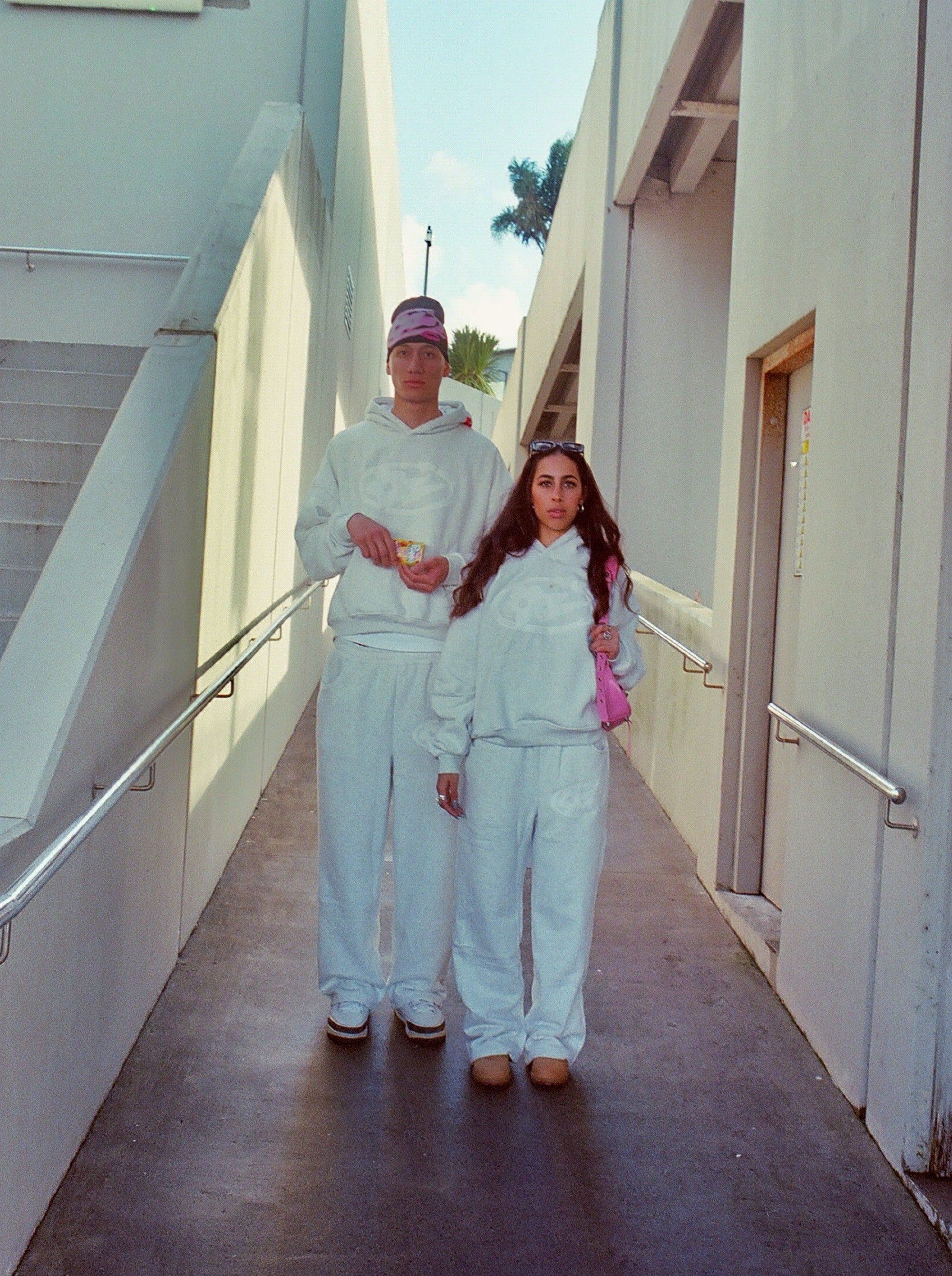 ‘’GREY TRACKY' PANTS