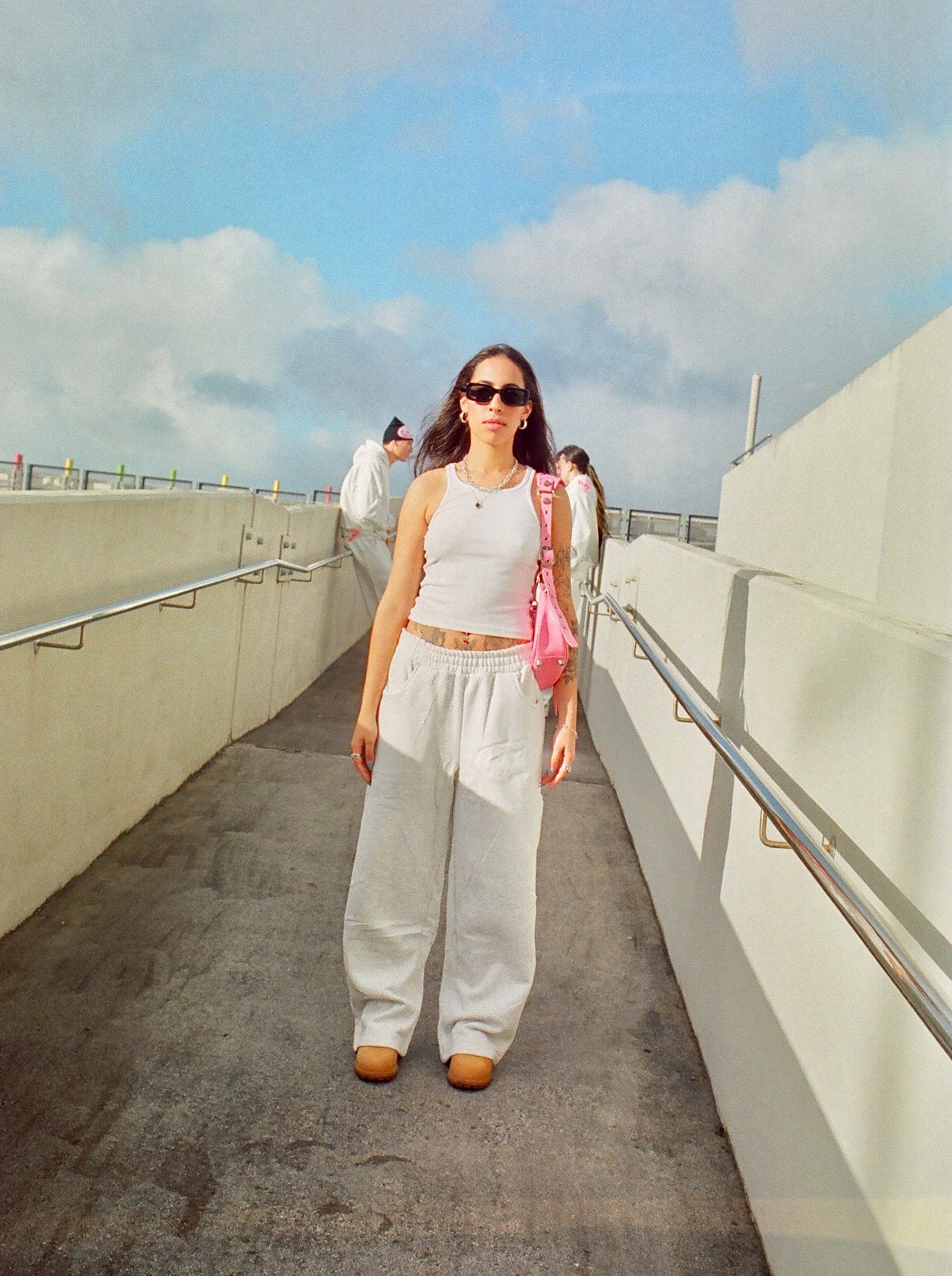 ‘’GREY TRACKY' PANTS