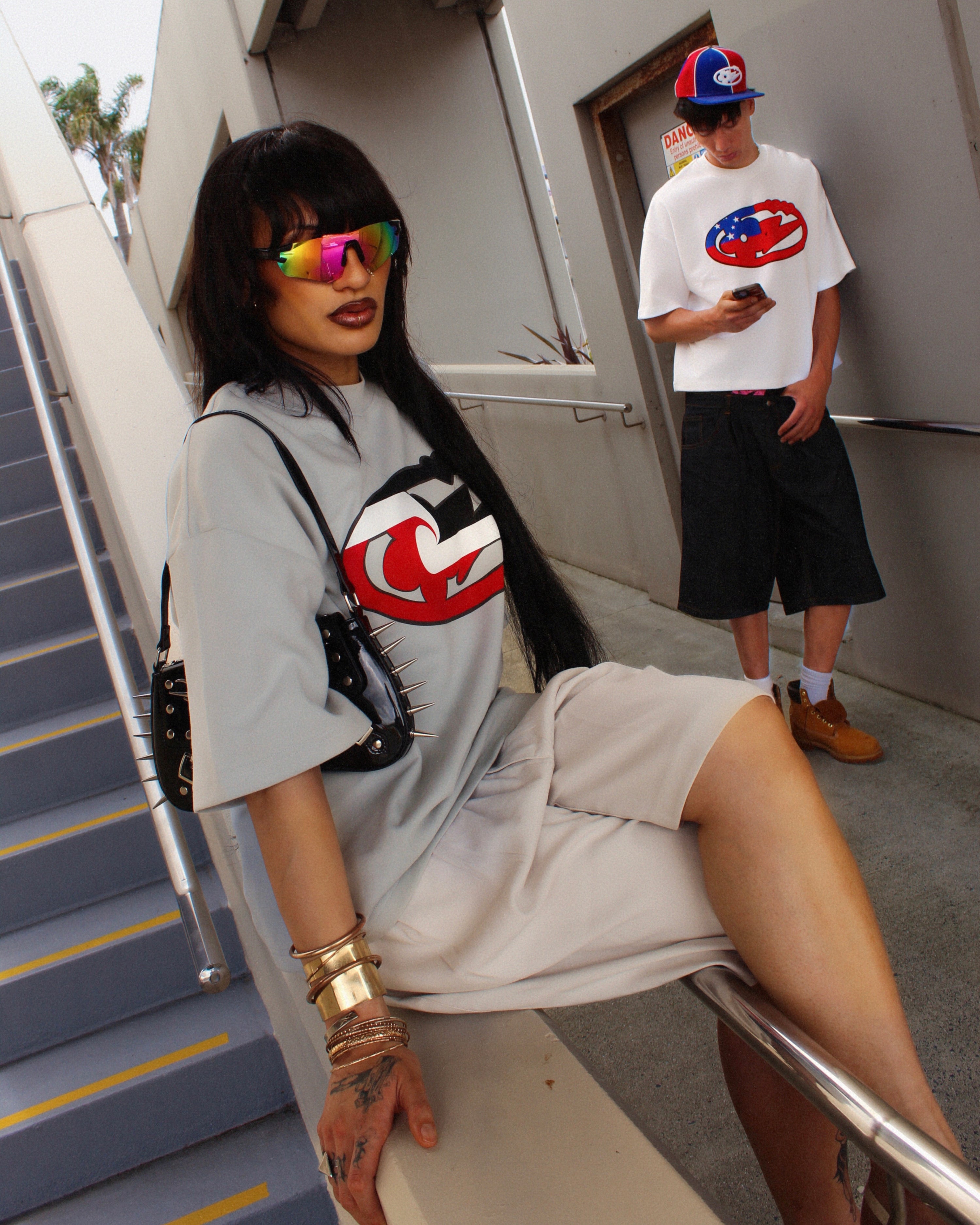 ‘’Grey LAND BACK Tee *PRE ORDER*