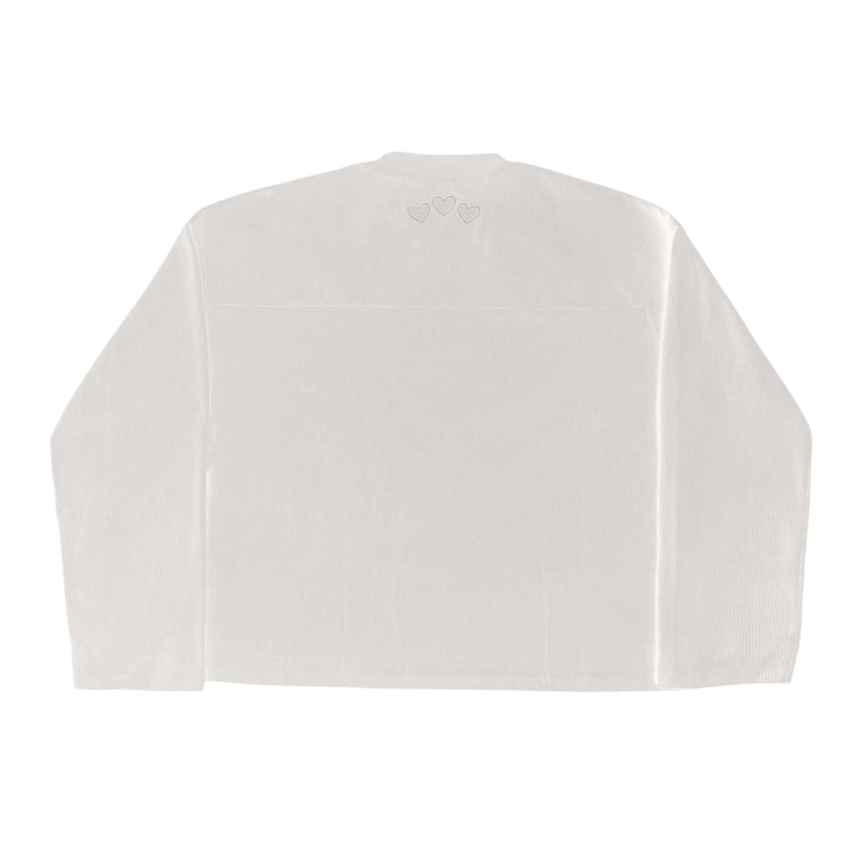 '      B2B White Waffle Longsleeve