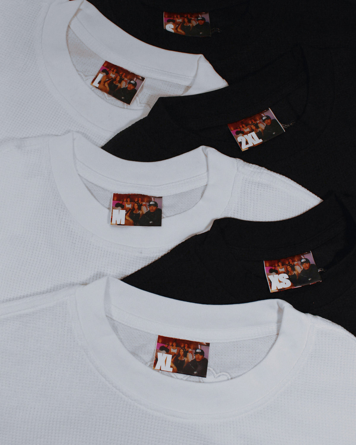 '      B2B Black Waffle Longsleeve