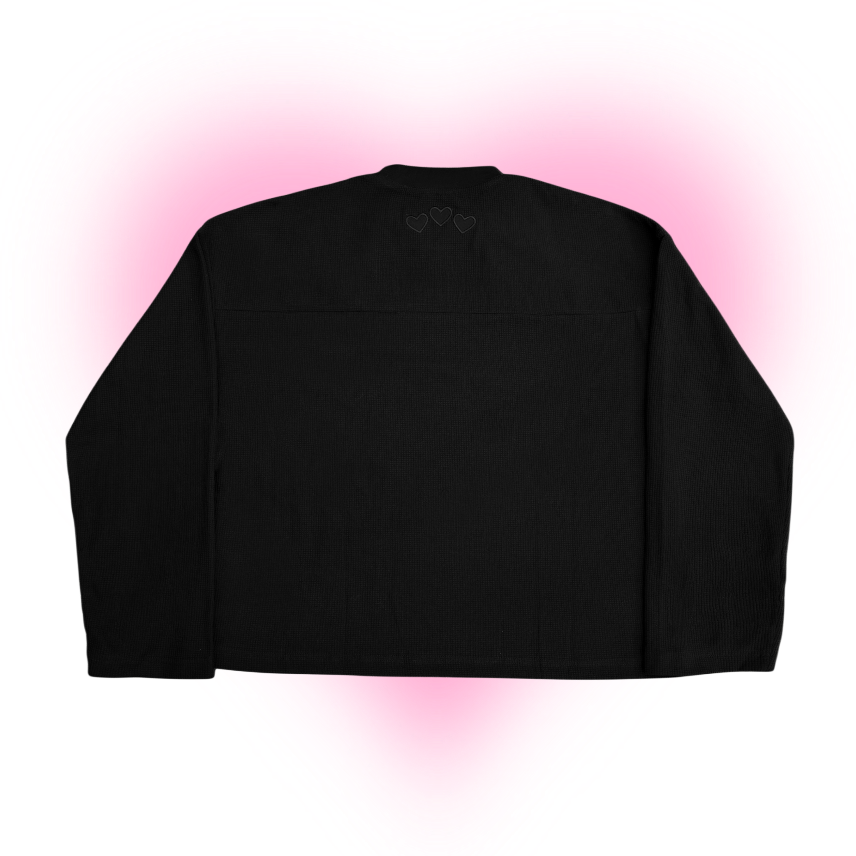 '      B2B Black Waffle Longsleeve