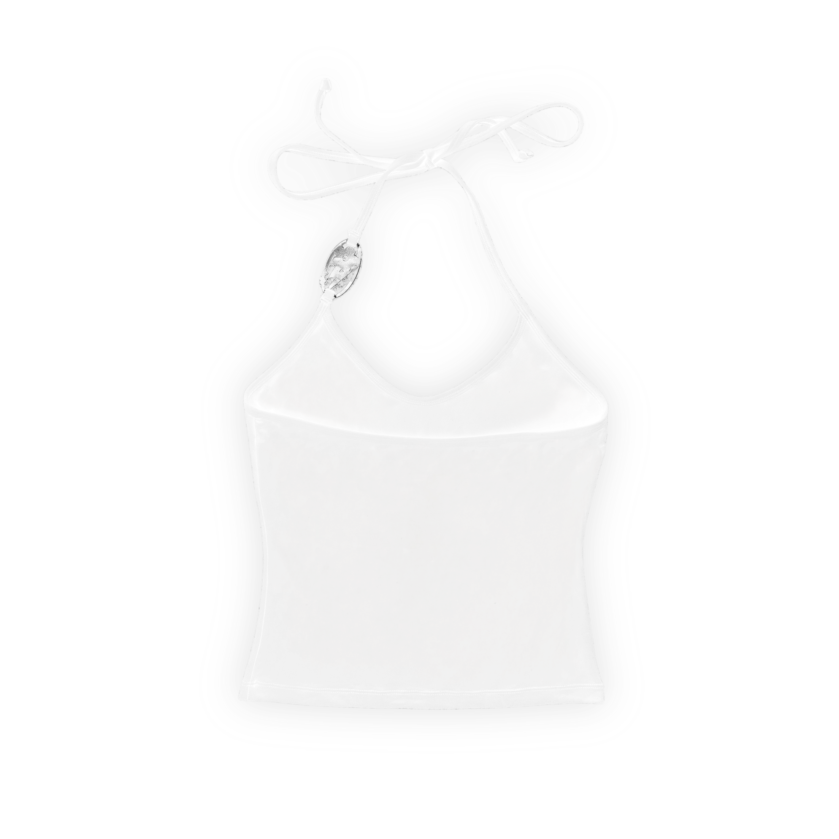 '   B2B  White Halter Tank