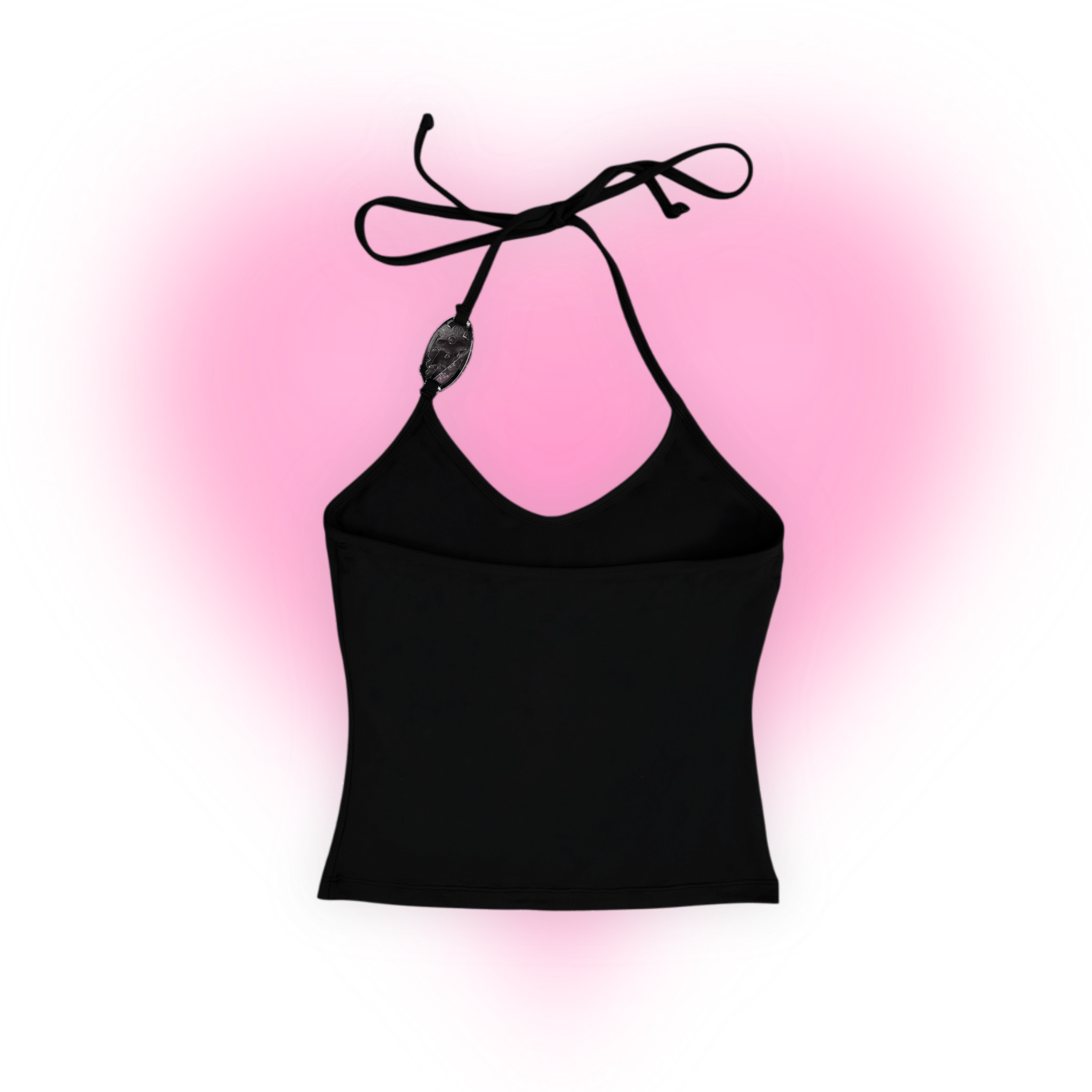 '   B2B  Black Halter Tank