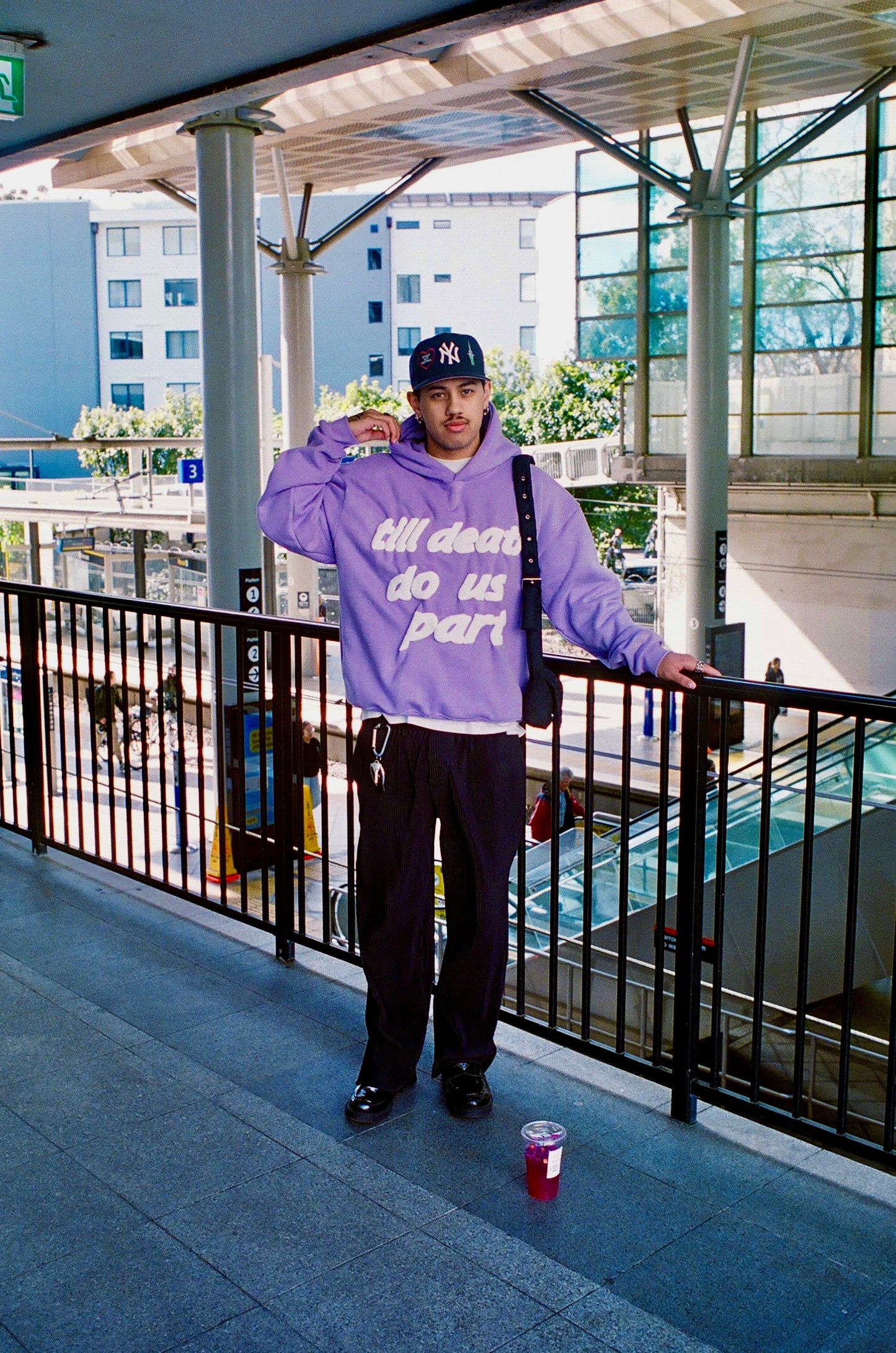 'TILL DEATH' Hoodie Purple